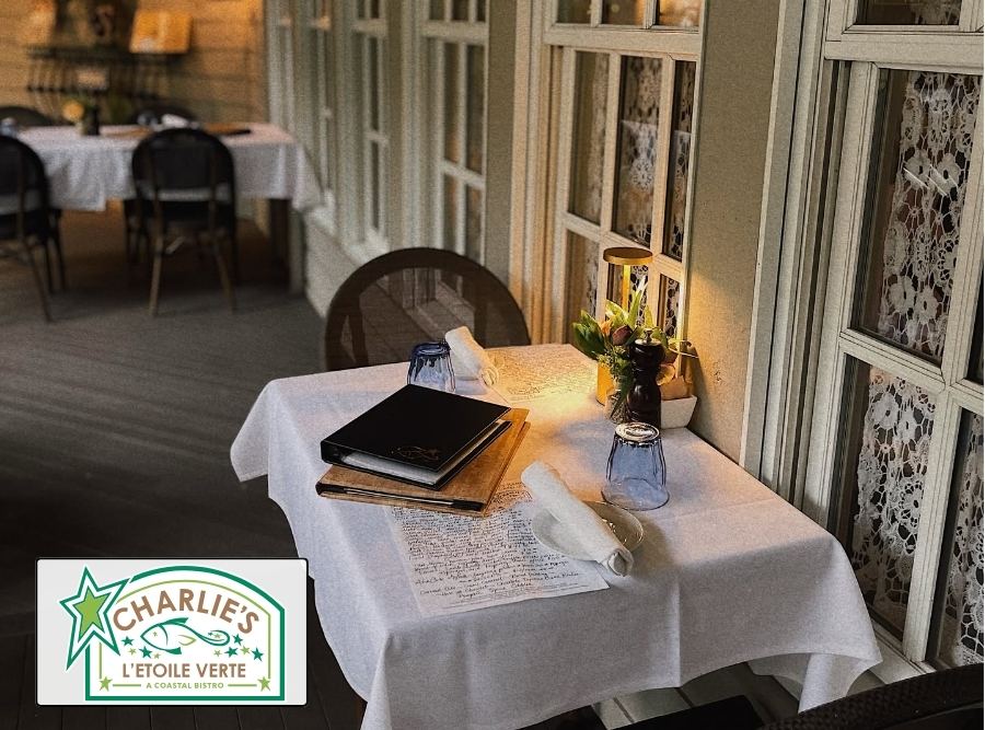 charlies letoile verte romantic dining in hilton head