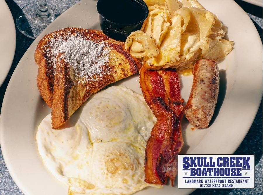 Skull Creek Boathouse brunch hilton head